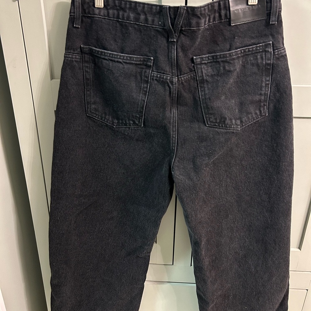 Free People Charcoal Boyfriend Jeans